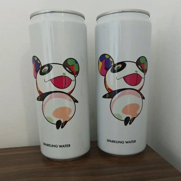 Louis Vuitton x Takashi Murakami. 2 WATER CANS,1 NAPKIN,1 CAKEBOX 7" 2 Cup - Picture 5 of 9